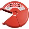 Brady Collapsible Gate Valve Lockouts for 330 - 457 mm diam., Red, 330.20 - 457.20 mm